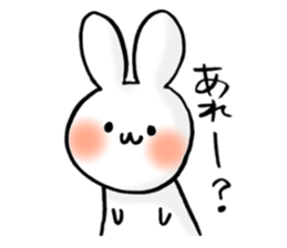a kawaii rabbit sticker #10324344
