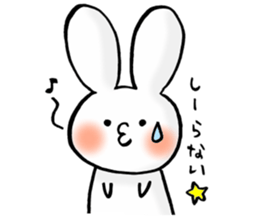 a kawaii rabbit sticker #10324345