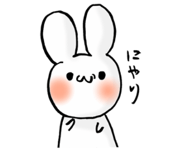 a kawaii rabbit sticker #10324347