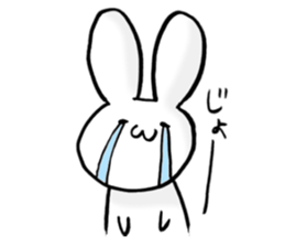 a kawaii rabbit sticker #10324351