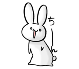 a kawaii rabbit sticker #10324353