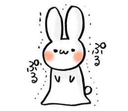 a kawaii rabbit sticker #10324356