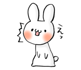 a kawaii rabbit sticker #10324359