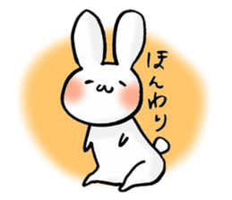 a kawaii rabbit sticker #10324363