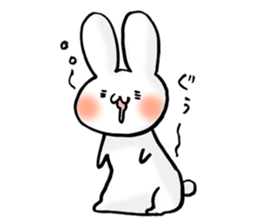 a kawaii rabbit sticker #10324364