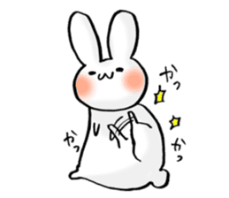 a kawaii rabbit sticker #10324366