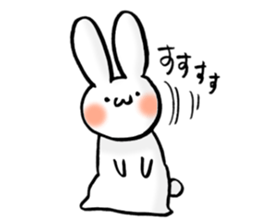 a kawaii rabbit sticker #10324367