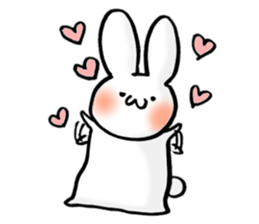 a kawaii rabbit sticker #10324369