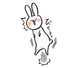 a kawaii rabbit sticker #10324371