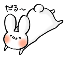a kawaii rabbit sticker #10324372