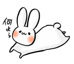 a kawaii rabbit sticker #10324373
