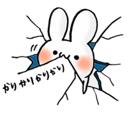 a kawaii rabbit sticker #10324375