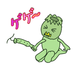 Cute Big Character sticker #10324863