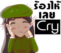 lady Police/Soldier thailand v.Eng/Isan sticker #10325643