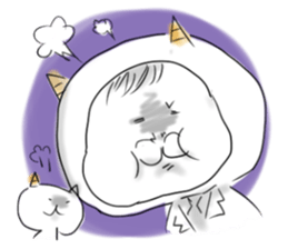 The work man and pussycat's life sticker #10325699