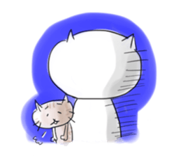 The work man and pussycat's life sticker #10325715