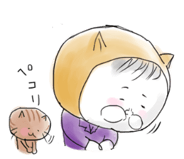 The work man and pussycat's life sticker #10325717