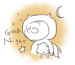 The work man and pussycat's life sticker #10325733