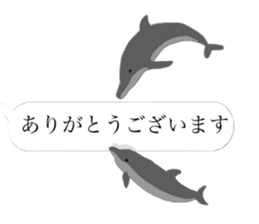 There are a bug and a fish in a frame. sticker #10325892