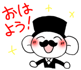 Stylish gentleman 3 sticker #10326016