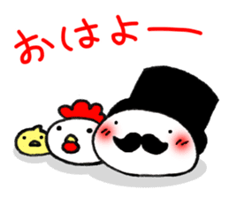 Stylish gentleman 3 sticker #10326018