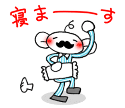 Stylish gentleman 3 sticker #10326026