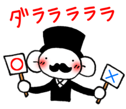 Stylish gentleman 3 sticker #10326036