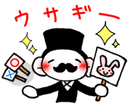 Stylish gentleman 3 sticker #10326039