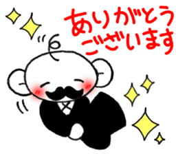 Stylish gentleman 3 sticker #10326043