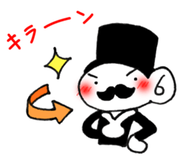 Stylish gentleman 3 sticker #10326044