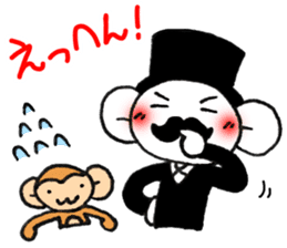 Stylish gentleman 3 sticker #10326045