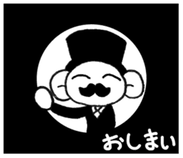 Stylish gentleman 3 sticker #10326055