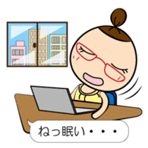 Daily lives of Tamami sticker #10326640