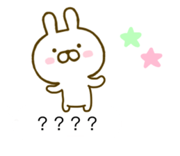 Rabbit Cute Balloon sticker #10327317