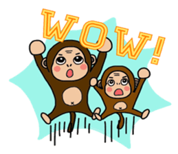 I'm Monch!Monkeys sticker. Vol. 4 sticker #10327714