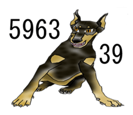 Doberman sticker #10327809