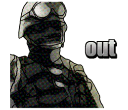 FPS Military Sticker Cool by kouyou