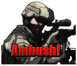 FPS Military Sticker Cool by kouyou