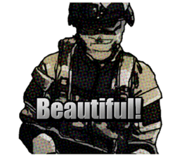 FPS Military Sticker Cool by kouyou