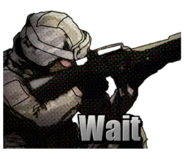 FPS Military Sticker Cool by kouyou