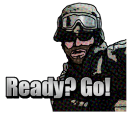 FPS Military Sticker Cool by kouyou