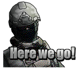 FPS Military Sticker Cool by kouyou