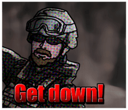FPS Military Sticker Cool by kouyou