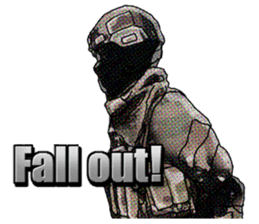 FPS Military Sticker Cool by kouyou