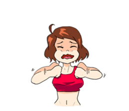 Sexy Naughty Girl (Body language) sticker #10328074