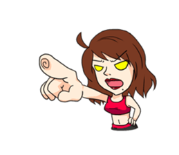 Sexy Naughty Girl (Body language) sticker #10328076