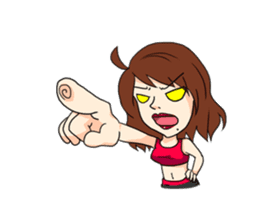 Sexy Naughty Girl (Body language) sticker #10328076
