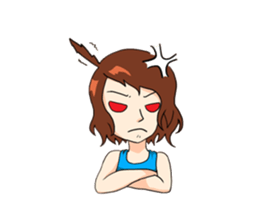 Sexy Naughty Girl (Body language) sticker #10328087