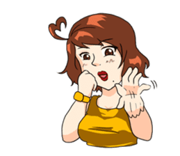 Sexy Naughty Girl (Body language) sticker #10328095