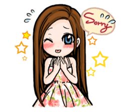 Taiwan iconic doll Shi-Han(fall in love) sticker #10328100